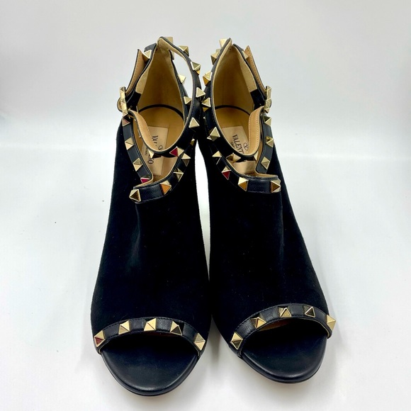 Valentino peep toe booties 39.5 - Picture 2 of 6